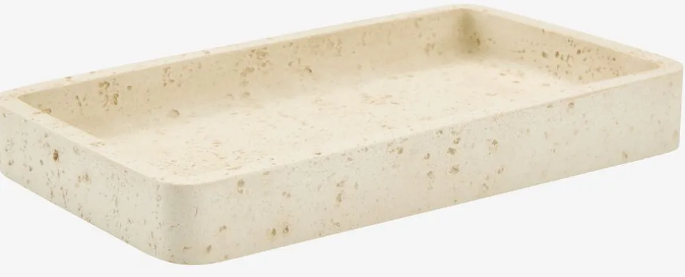 Taca TORUP 11×18cm beżowy kamień