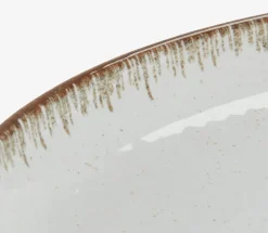 Talerz FERDUS Ś19cm porcelana szary