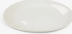 Talerz STEFFEN Ś27cm kamionka biały