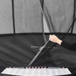 Trampolina FALK Ś250 z siatką zabezpieczającą czarny