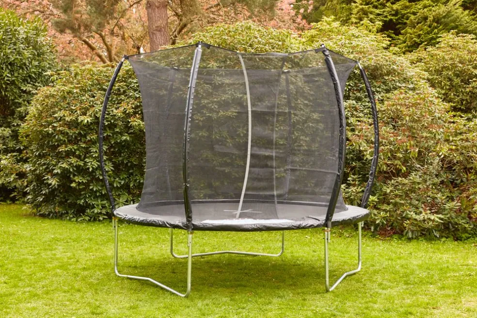 Trampolina FALK Ś305 z siatką zabezpieczającą czarny