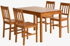 TYLSTRUP D118 stół kawa + 4 TYLSTRUP krzesła kawy