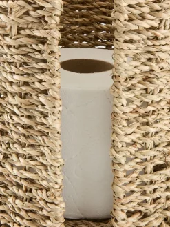 Uchwyt na papier toaletowy Ś16xW47cm trawa morska