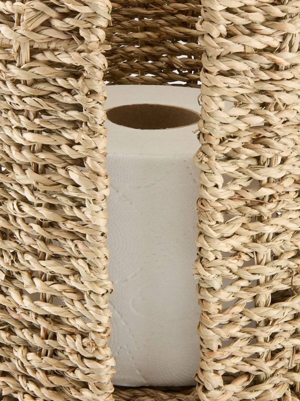 Uchwyt na papier toaletowy Ś16xW47cm trawa morska