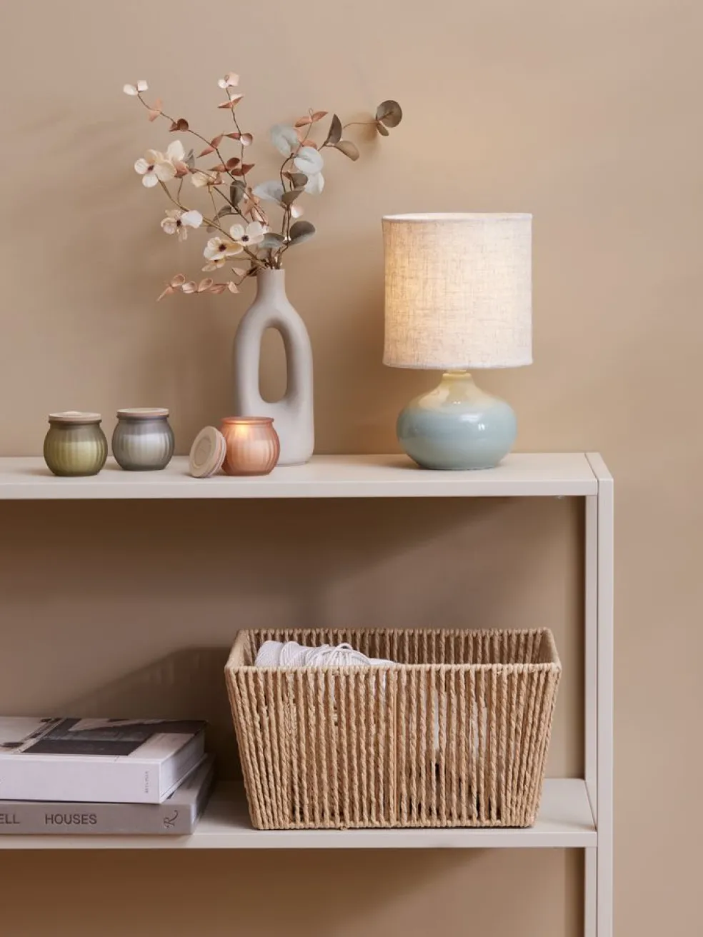 Wazon INGEMAR Ś8xW20cm szary
