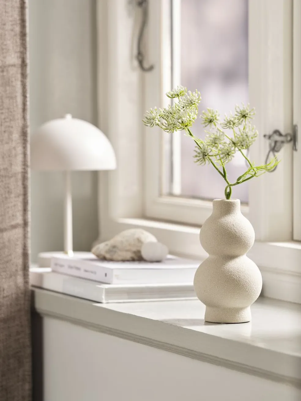 Wazon REGNVALD Ś8xW16cm biały