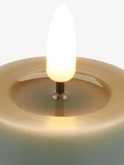 Świeca LED FALAR Ś5xW15cm zielony z wyłącznikiem czasowym