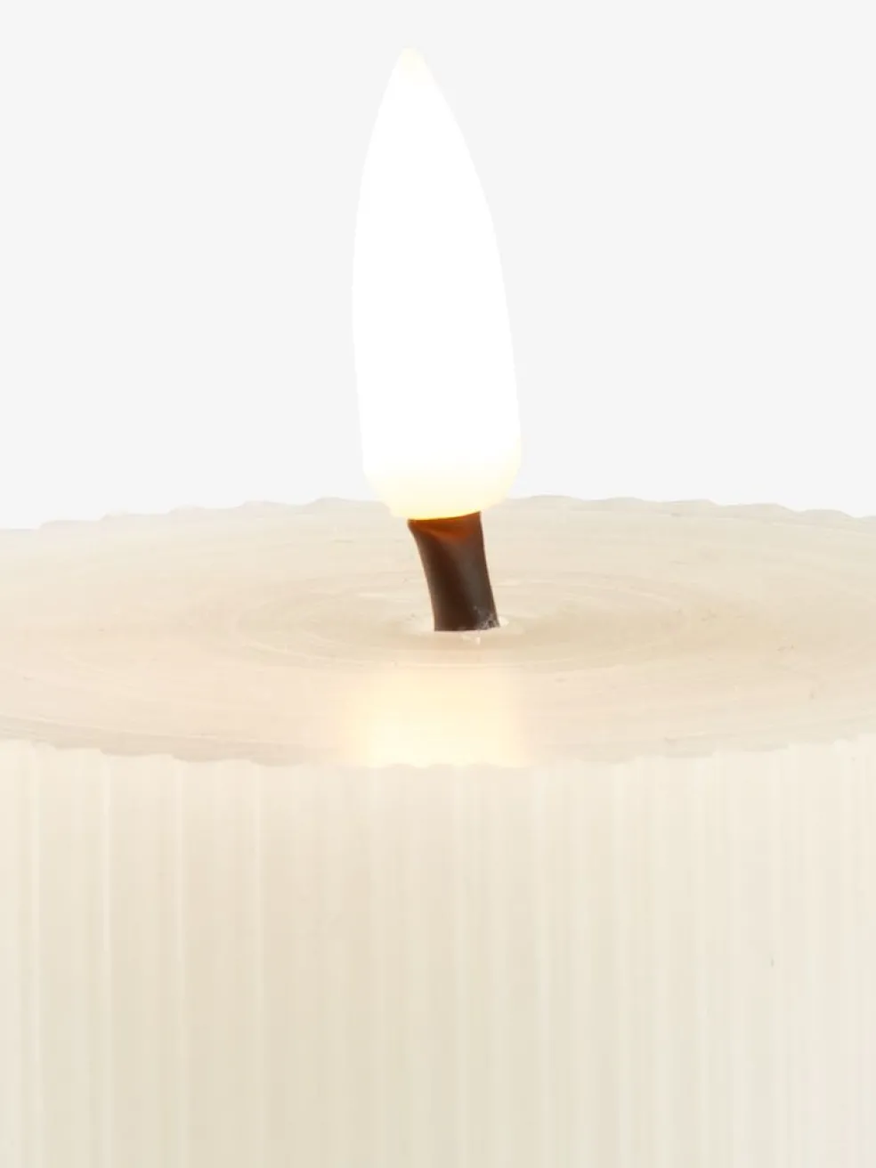 Świeca LED GALAR Ś8xW13cm z wyłącznikiem czasowym biały
