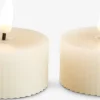 Świeca LED GERI Ś6xW6cm 2szt/op biały
