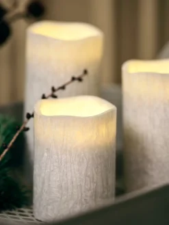 Świeca LED LAVA biały 3szt/op