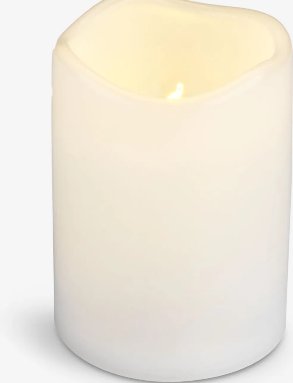 Świeca LED SOREN Ś8xW13cm biały