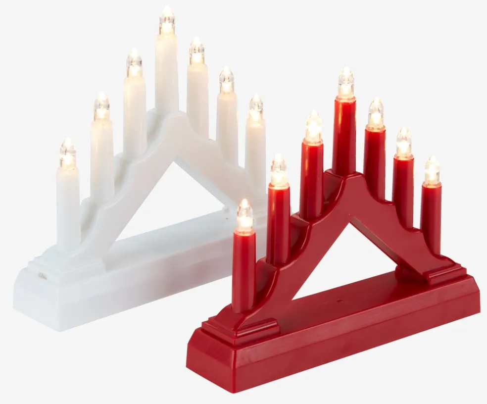Świecznik EPIDOT W13cm 7LED mix