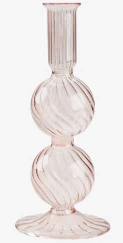 Świecznik FREDE Ś8xW19cm szklany
