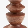 Świecznik JANUS Ś9xW14cm brązowy