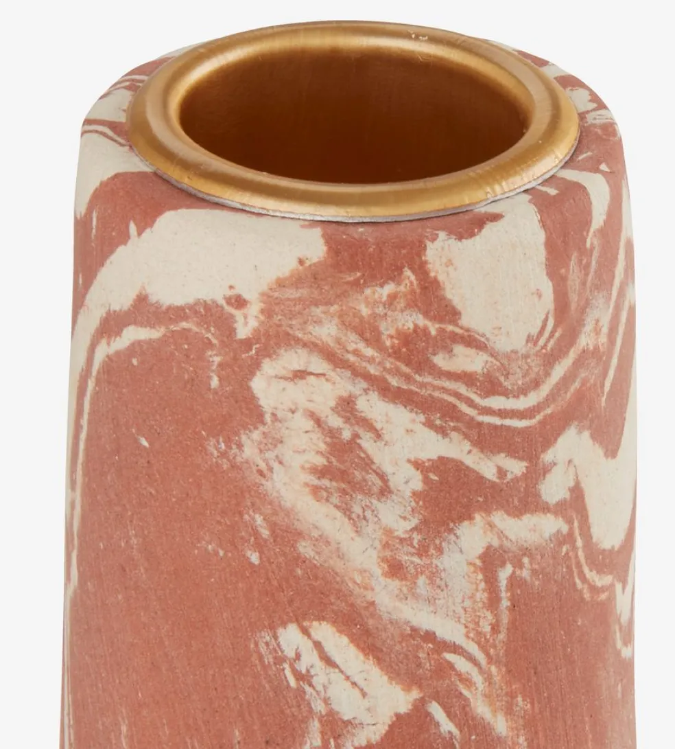 Świecznik URBAN Ś7xW10cm terakota
