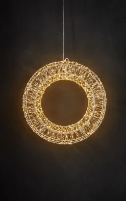 Wieniec SKRIFTSTEN Ś36cm LED z wyłącznikiem czasowym