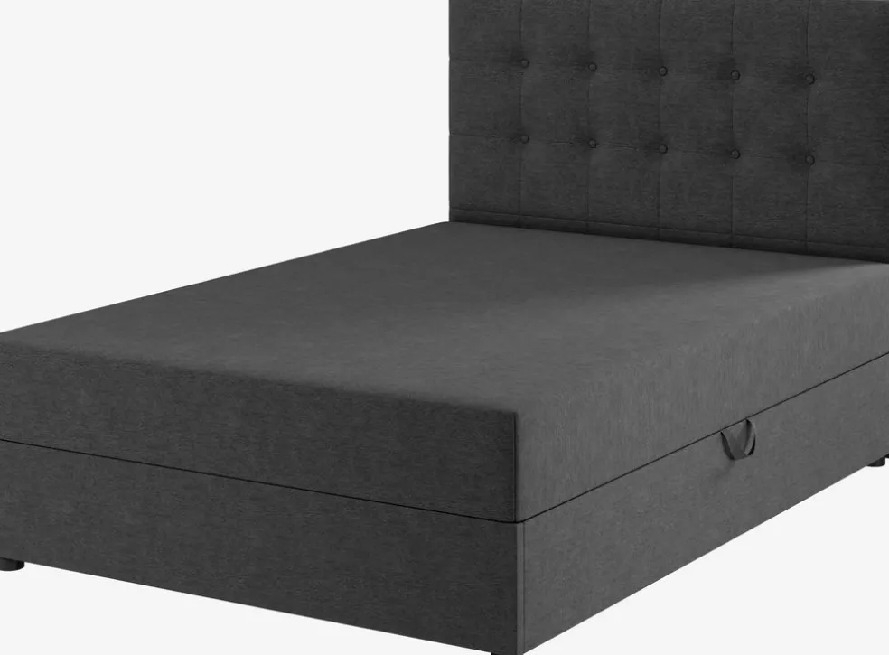 Zagłówek 140x122 H70 BUTTONS szary-40