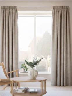 Zasłona AUSTRA 1x140x300 aksamit taupe