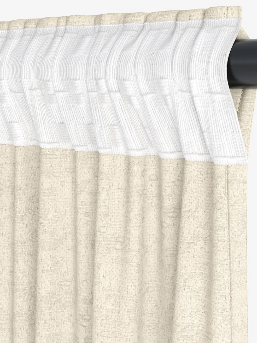 Zasłona HAVSTEIN 1x140x245 beżowy