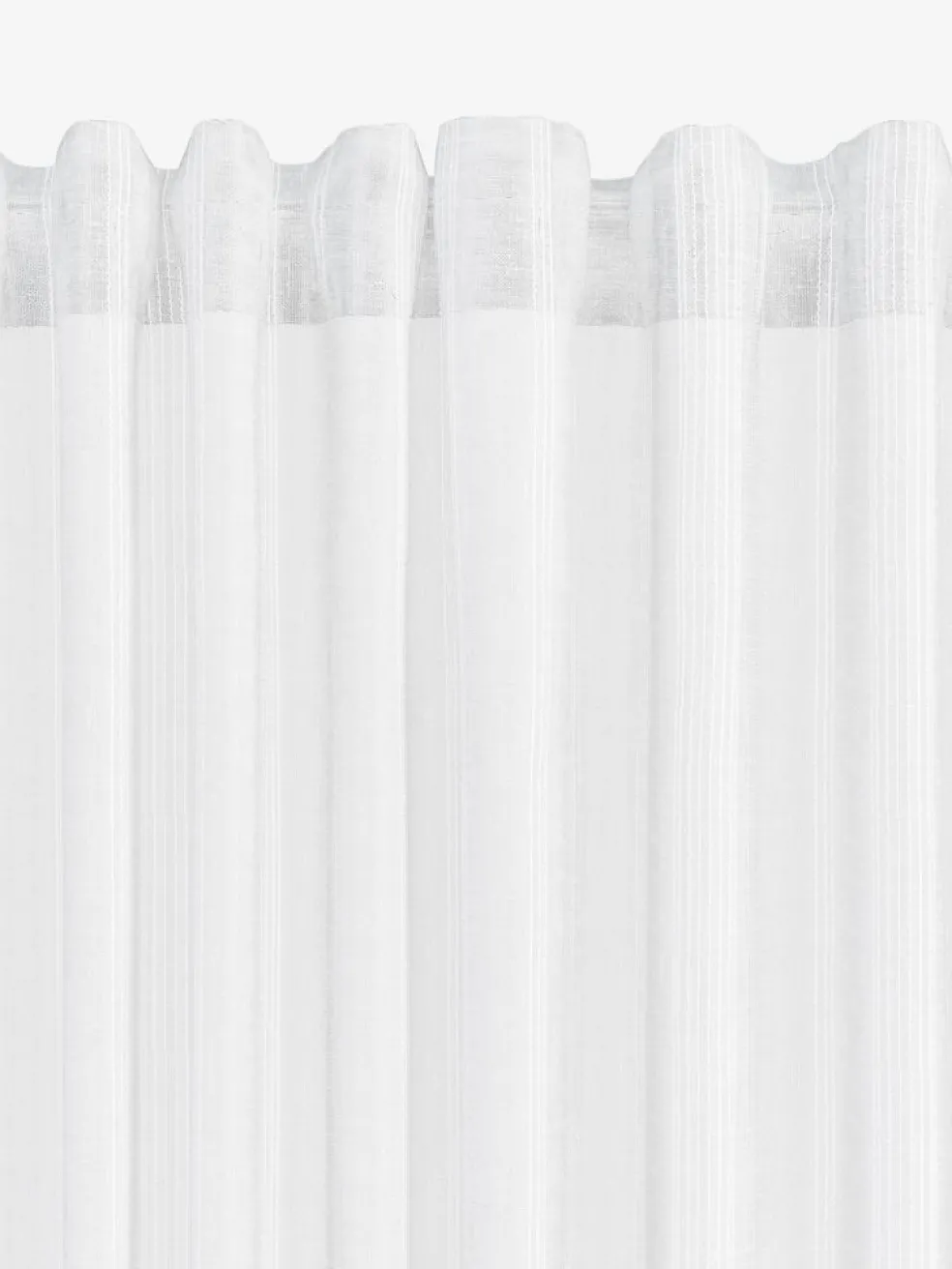 Zasłona NELAUG 1x140x300 paski biała