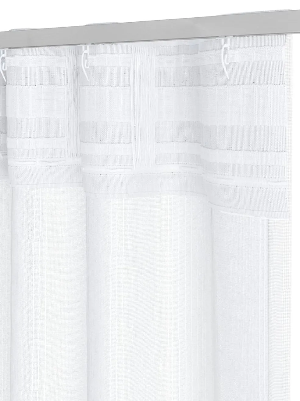 Zasłona NELAUG 1x140x300 paski biała