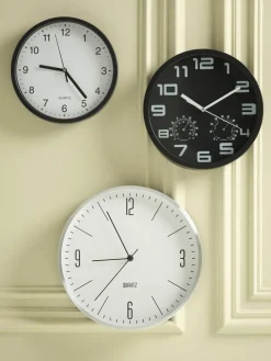 Zegar ścienny SEJER Ś25cm czarny